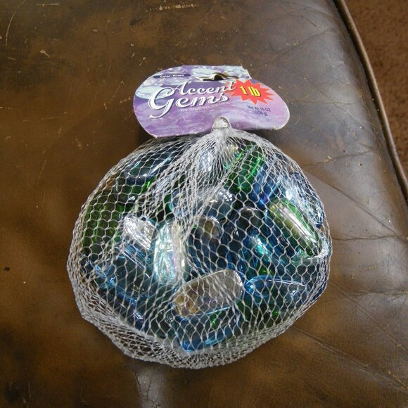 Glass Gems Dome Vase Filler Decorative Beads Marble Pebbles Stones Craft Decor - Picture 1 of 1